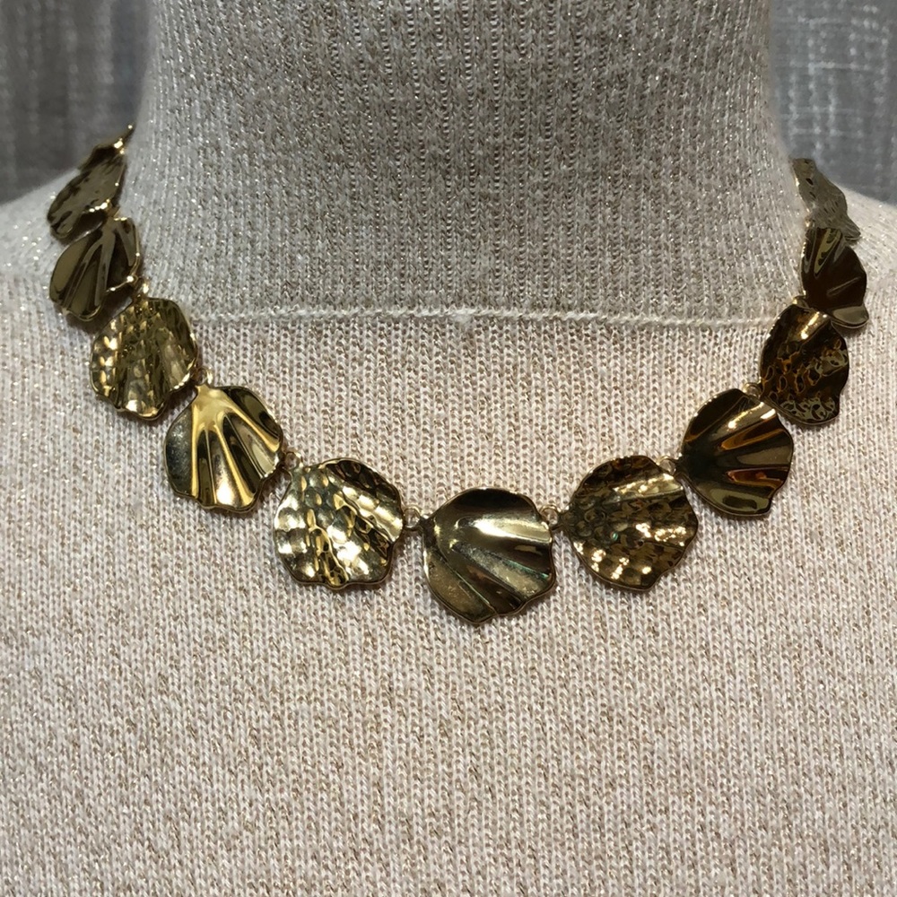 Vintage - Park Lane - Gold Choker Necklace - 17"